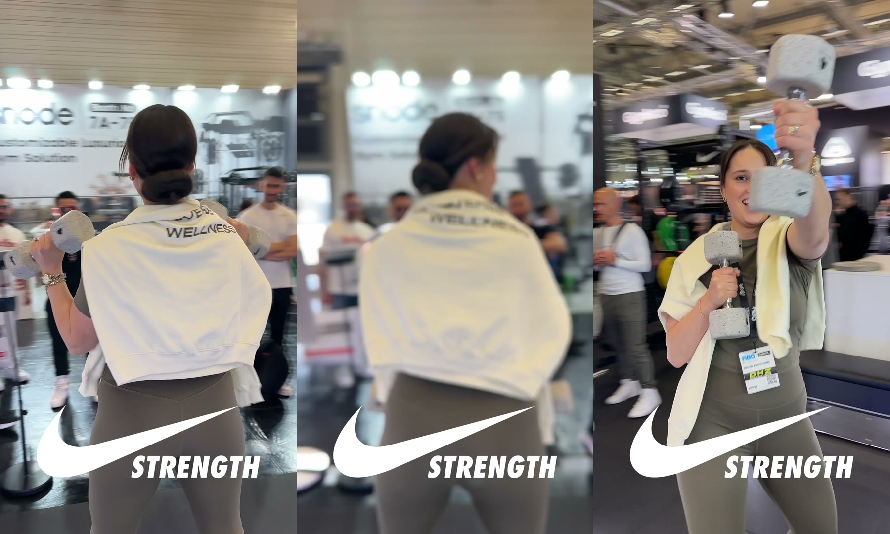 360-Grad-Liveaktivierung für Nike auf der FIBO